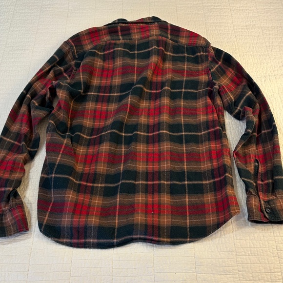 Men's J CREW Medium Plaid Flannel Shirt Long sleeve button - Picture 4 of 4